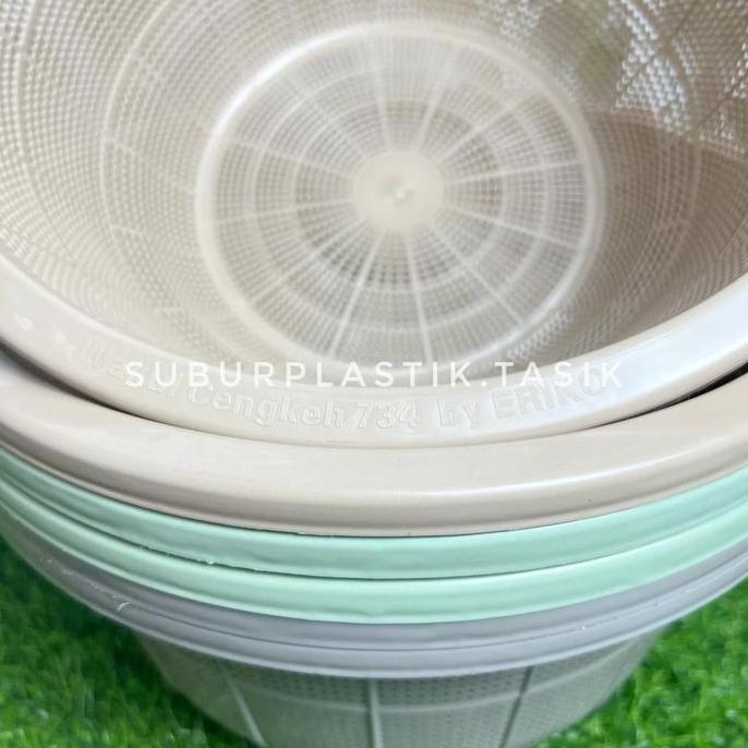 [6 pcs] Wakul Cengkeh Mono Plastik | Sangku Nasi Besar Wadah Serbaguna Bakul Tebal Berkat Hajatan