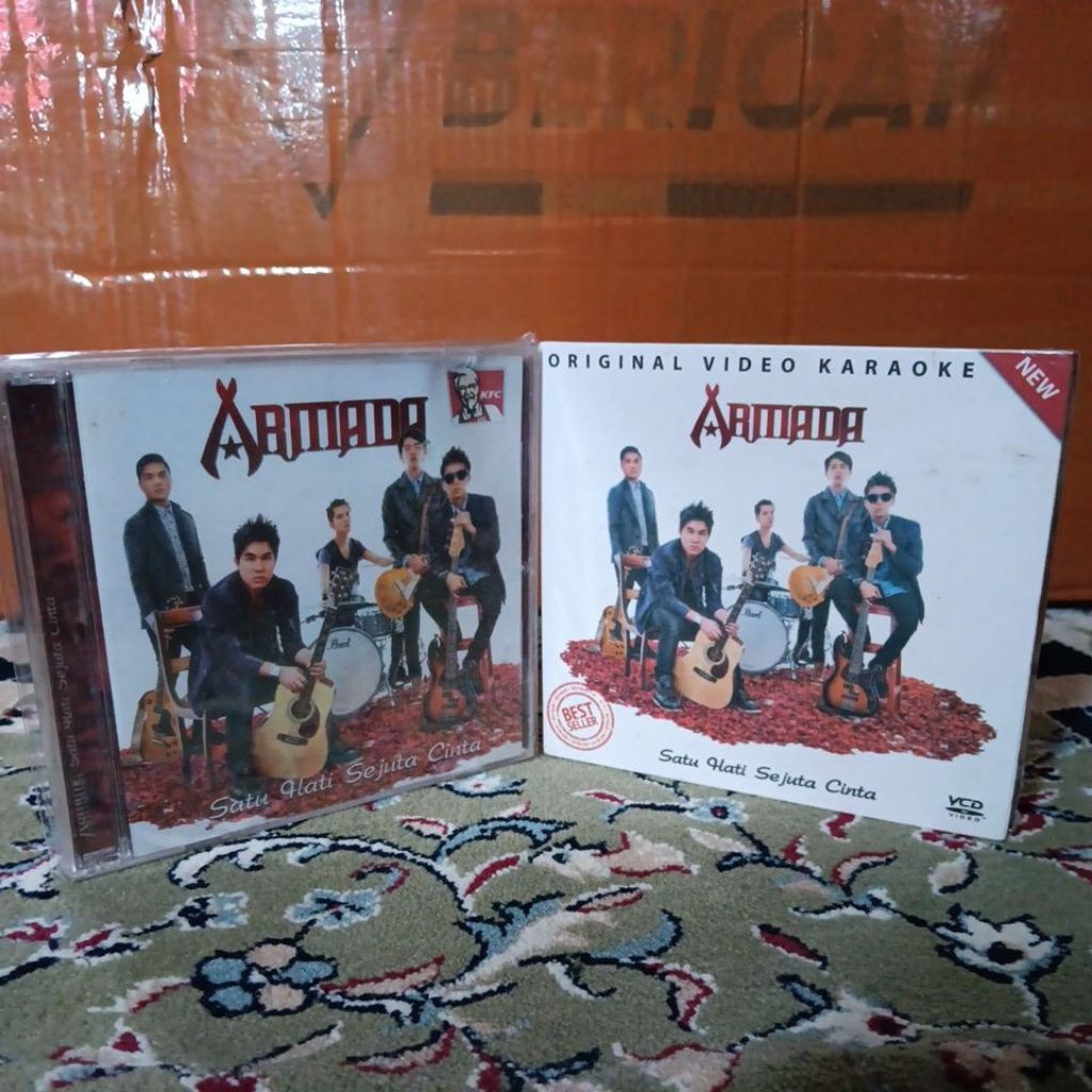 CD + VCD ARMADA - Satu Hati Sejuta Cinta ( SEGEL )