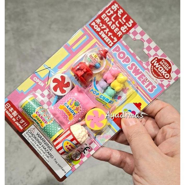 Iwako Pop Sweets Puzzle Eraser - Penghapus / Setip Jepang