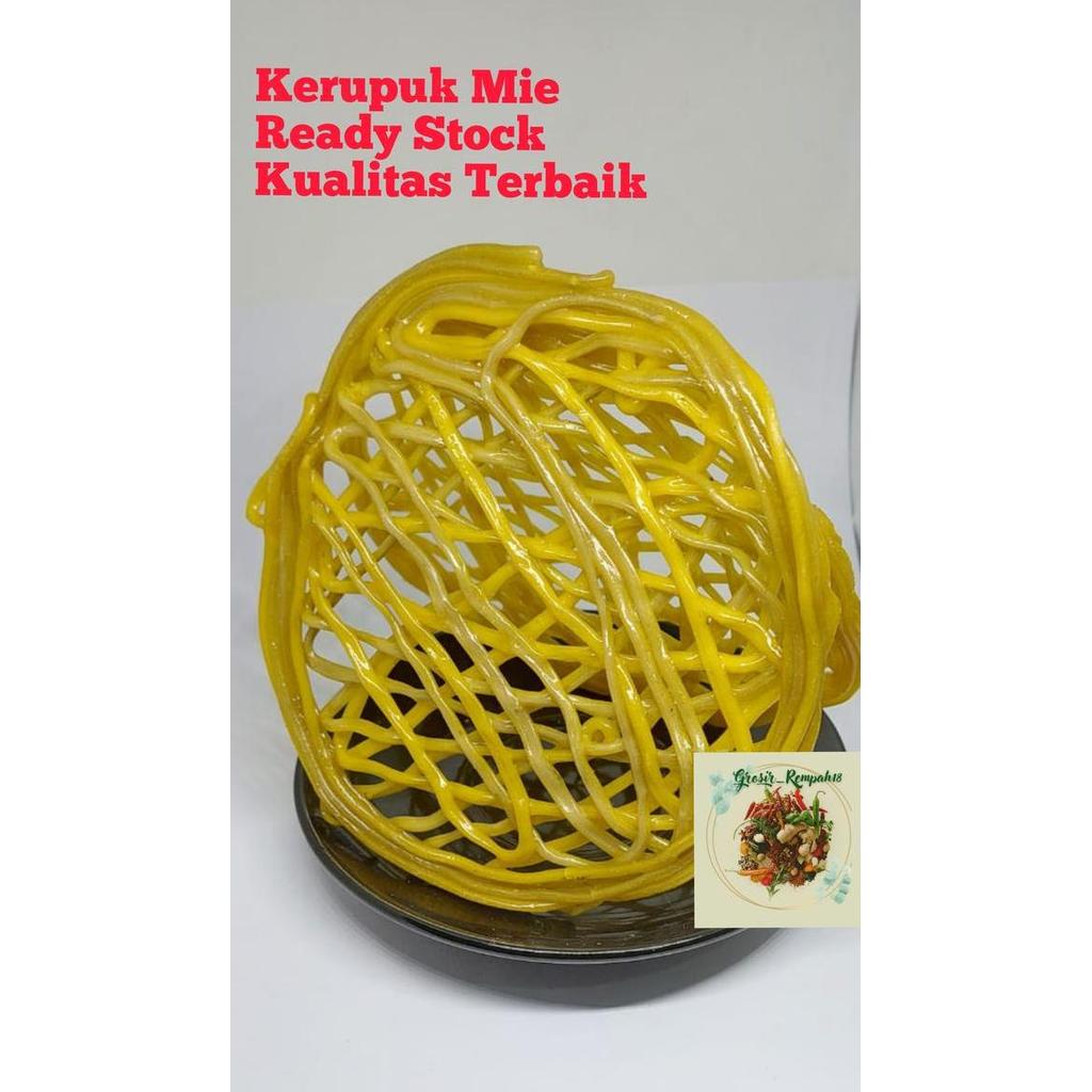 Kerupuk Mie / Kerupuk Mie Kuning Mentah - 1kg