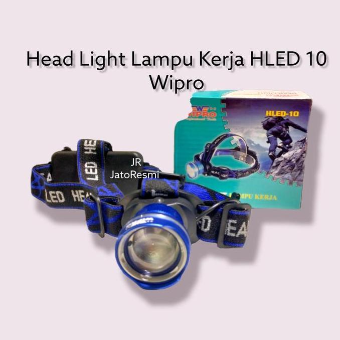 @#@#@#] Lampu Kerja Lampu Kepala Lampu Gunung HLED 10 Wipro
