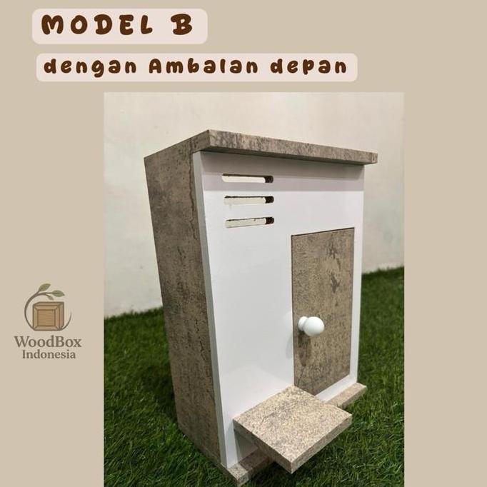 Kotak Meteran Listrik/ Box Meteran Listrik/ Boks/ Penutup Meteran Listrik Token Pulsa Kayu Minimalis