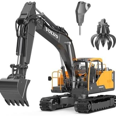 Double E RC Excavator Volvo EC160E 1/16 Scale 2.4Ghz Perfect Gift For Children