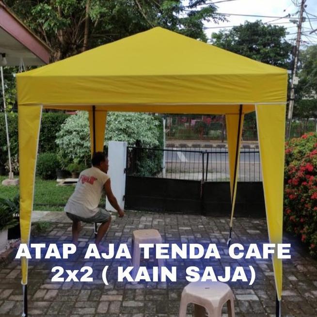 Atap Tenda Cafe 2X2 Tenda Stand Cover Kain