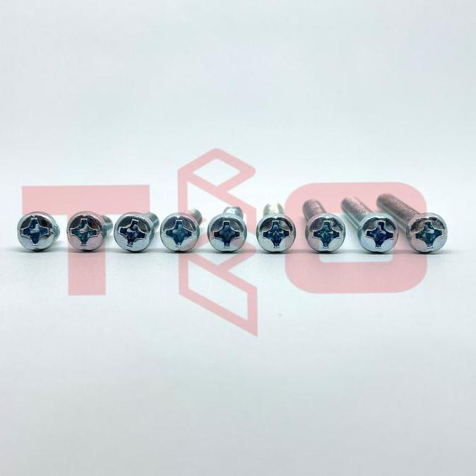 Baut JP M6x35 - Baut JP 6x35 - Baut M6 - Baut Obeng Plus 6mm Baut Plus