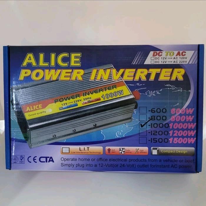 Power Inverter 1000 Watt 1500 Watt Alice Original Dan Terpercaya