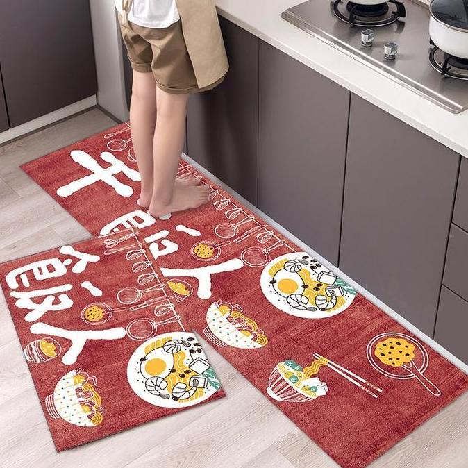 New- Keset Kaki Dapur Panjang Anti Slip Set Alas Kaki Keset Dapur Anti Slip