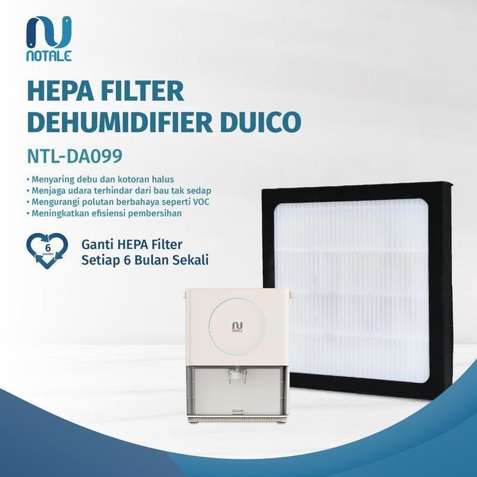 Proyekomah8 - Replacement HEPA Filter Dehumidifier Notale Duico