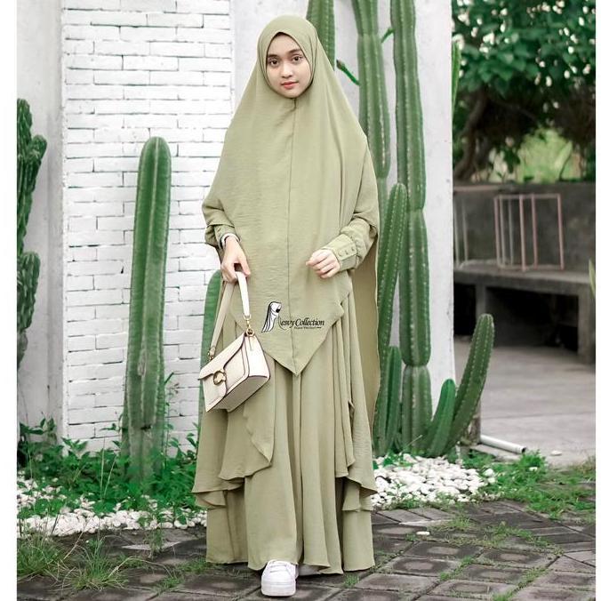 gamis set syari YUMNA by Resvy_Collection