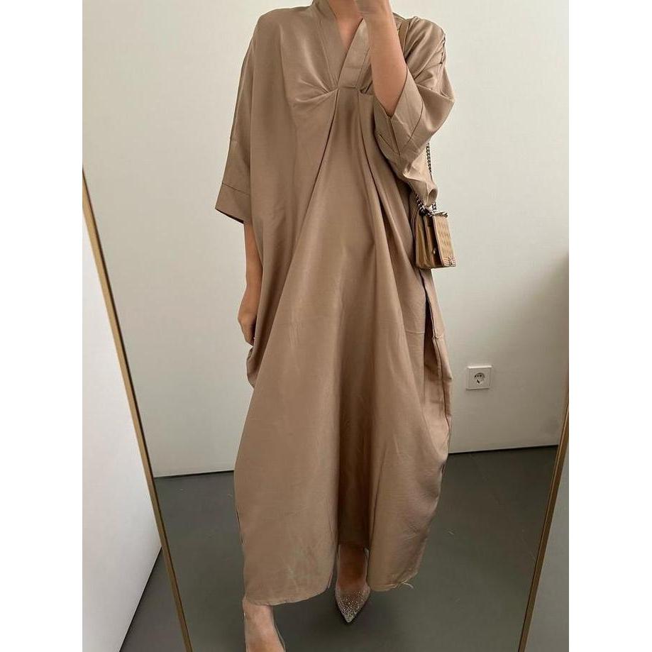 KAVANA KAFTAN - KAFTAN WANITA - KAFTAN SILK PREMIUM - KAFTAN LEBARAN - KAFTAN PREMIUM Fit Formal Kon