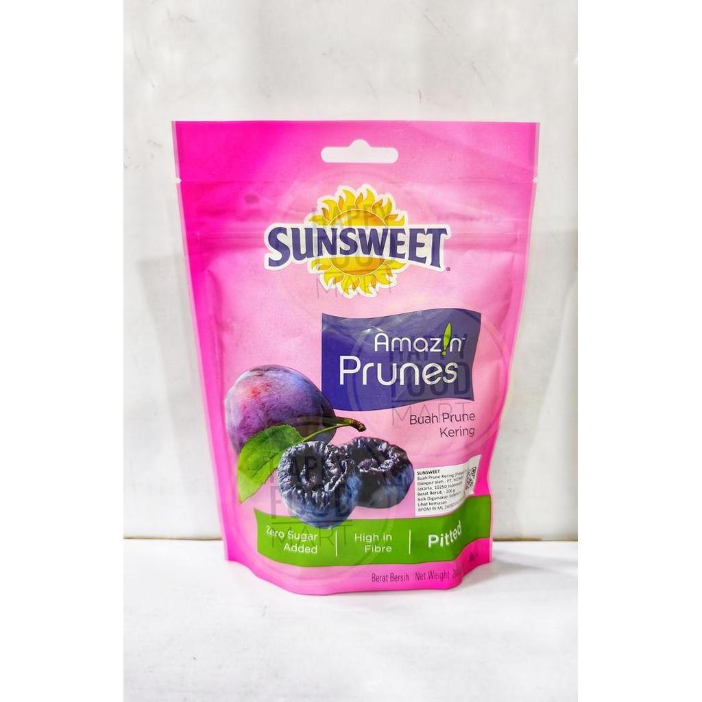 Terlaris Sunsweet Prunes 200 Gram/Buah Plum Kering/Pitted Prune/Kue Lapis Legit
