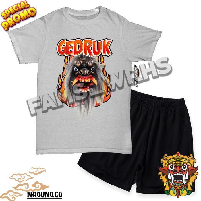 [ New ] Baju Kaos Anak Viral Gedruk Buto Ijo Bantengan Mberot Jaranan Jaranan