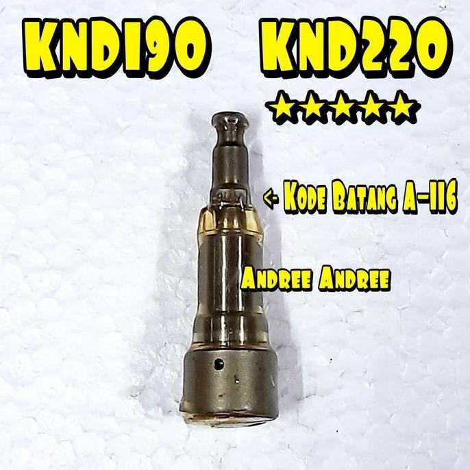 TERMURAH - KND190 KND220 Plunger Assy - Isi Pompa Minyak KND-190 KND-220