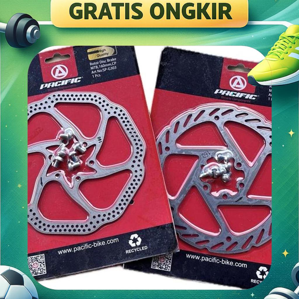 Rotor Piringan Piring Cakram 160 Pacific Sepeda Bmx Lipat Minion Federal Mtb