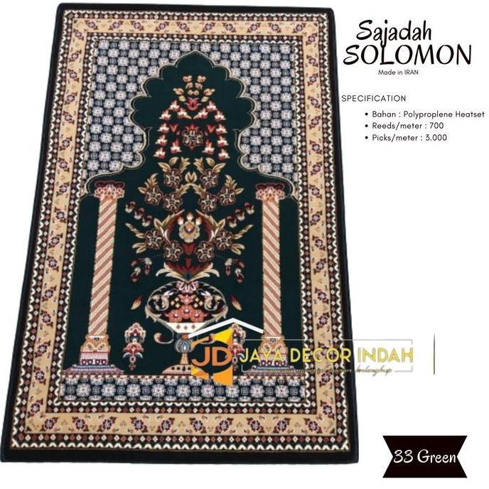Sajadah imam New Solomon - Sajadah karpet - Sajadah Masjid