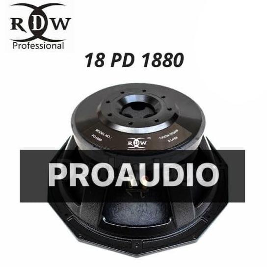 SPEAKER RDW 18 IN PD1880 / PD-1880 CLASS SUBWOOFER VOICE COIL 5 ORI