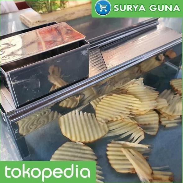 New- pasah keripik kentang alat pemotong keripik kentang stainless steel