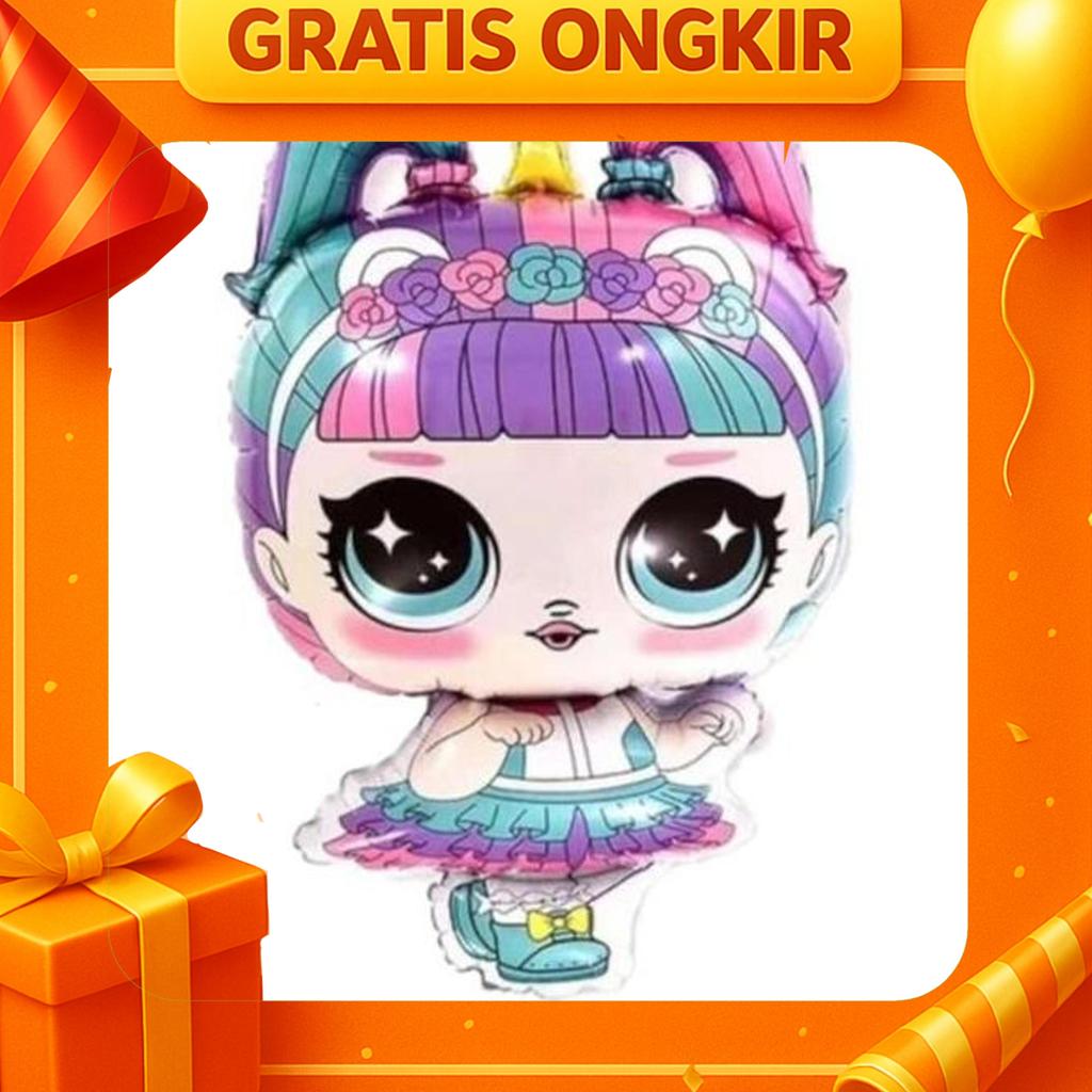 Balon Lol Full Body Jumbo / Balon Ulang Tahun / Balon Happy Birthday / Balon Dekorasi / Balon Ultah 
