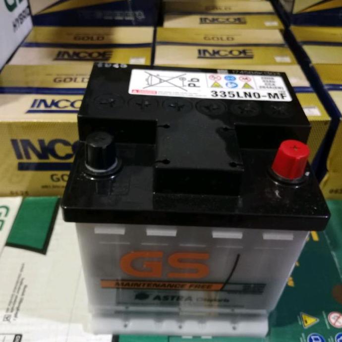 Murah Aki Gs Astra Ln0 Untuk Corolla Cross Hybird / 355Ln0 , Ch-R, Altis Hybrid, Dan  Cr-Z