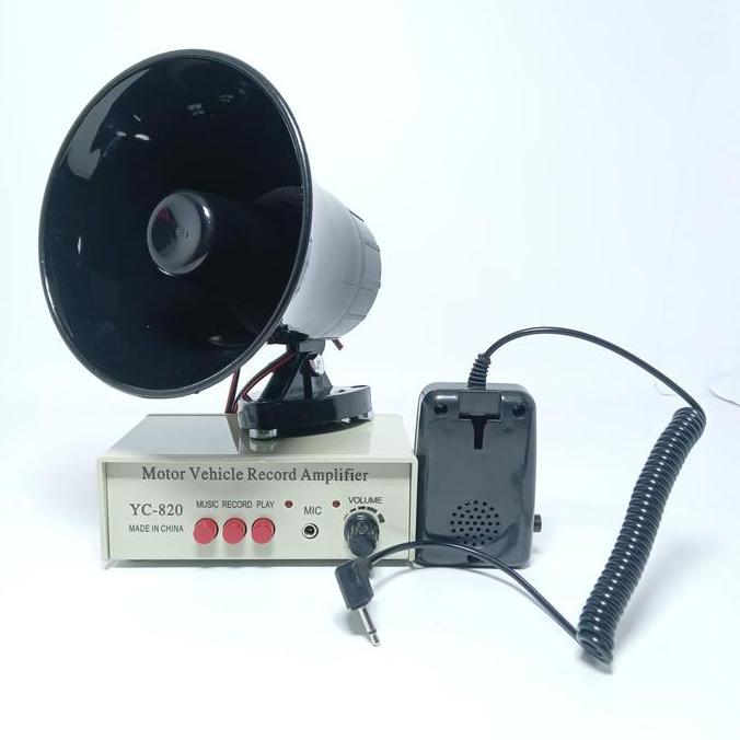 TOA SPEAKER BUAT JUALAN KELILING FLECO YC-820 - MEGAPHONE MOBIL - PEREKAM SUARA - PENGERAS SUARA - G