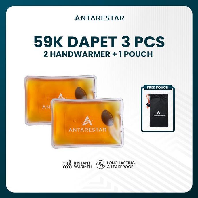 zalva_padigor - antarestar hand warmer 3pcs - penghangat tangan reusable natural heat pack pereda ny