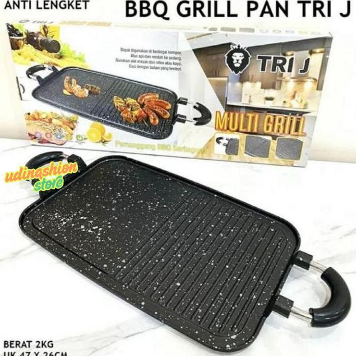 udinashion Multi Grill BBQ Pan Panjang - Pemanggan Pan Original