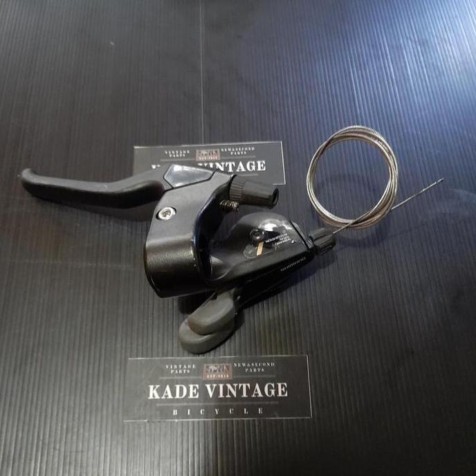 SHIFTER KIRI SHIMANO STI VIA JAPAN VINTAGE PART ORIGINAL DAN TERPERCAYA