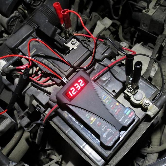 Sale Alat Cek Aki Tester Aki Mobil Motor Digital Baterai Tester Digital