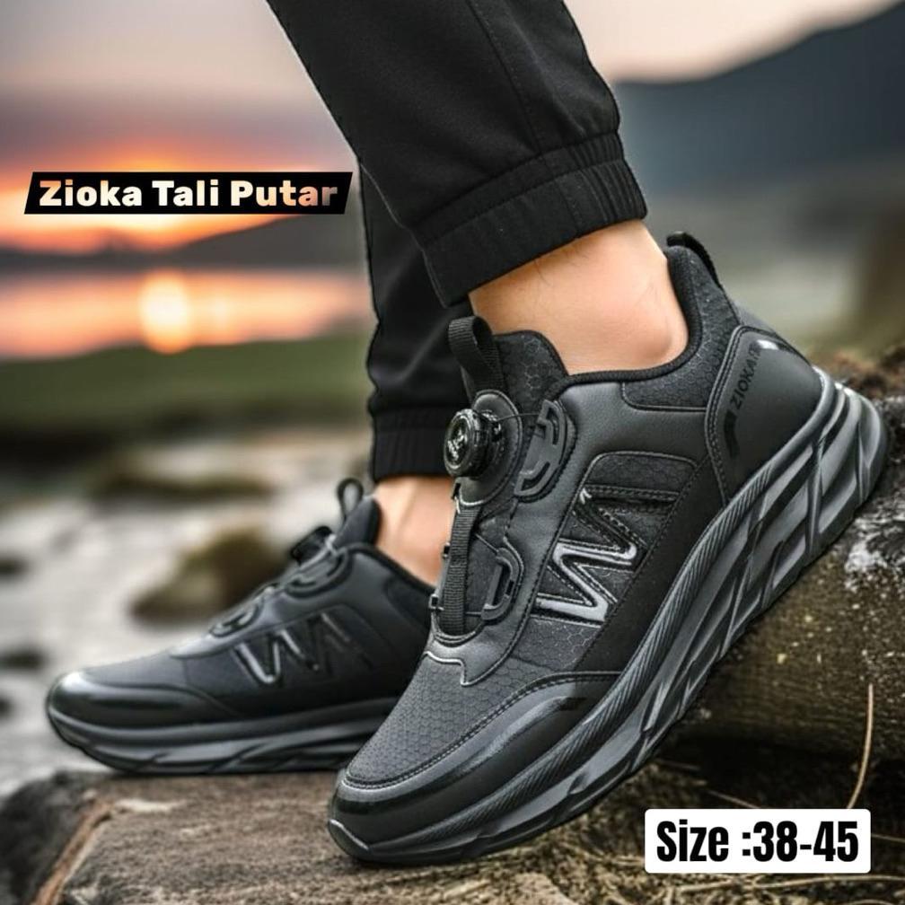 Sepatu Zioka Tali Putar Sepatu Running Tali Putar Sepatu Sport Tali Putar Tali Serut