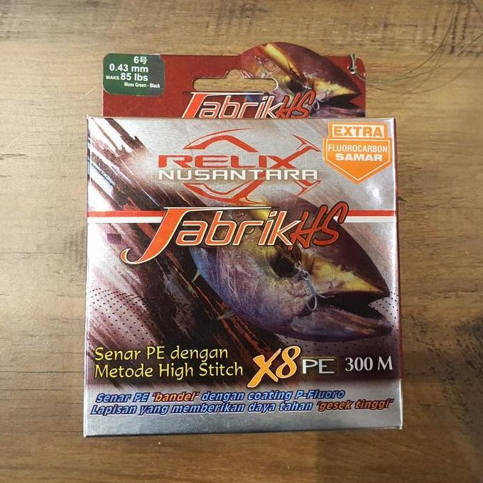 Senar/tali PE Jabrik HS Relix Nusantara PE #6 Terlaris