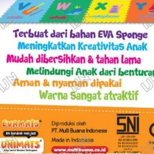 Promo Karpet Evamat Puzzle Abjad Gambar