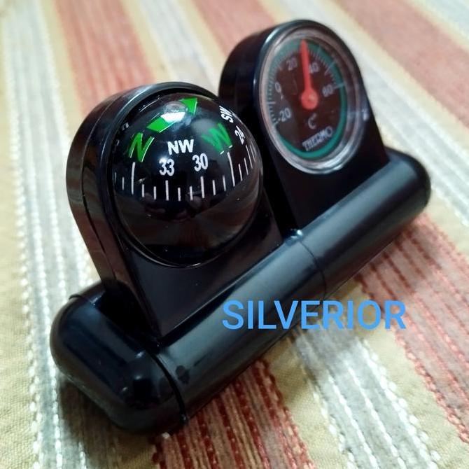 Kompas Navigasi Alat Petunjuk Arah Mata Angin Dasboard Kendaraan Mobil