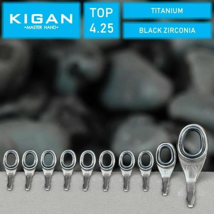 TERMURAH - KIGAN 5G Ring Guide Joran Set Casting CT5G Titanium Super Ringan 4.25
