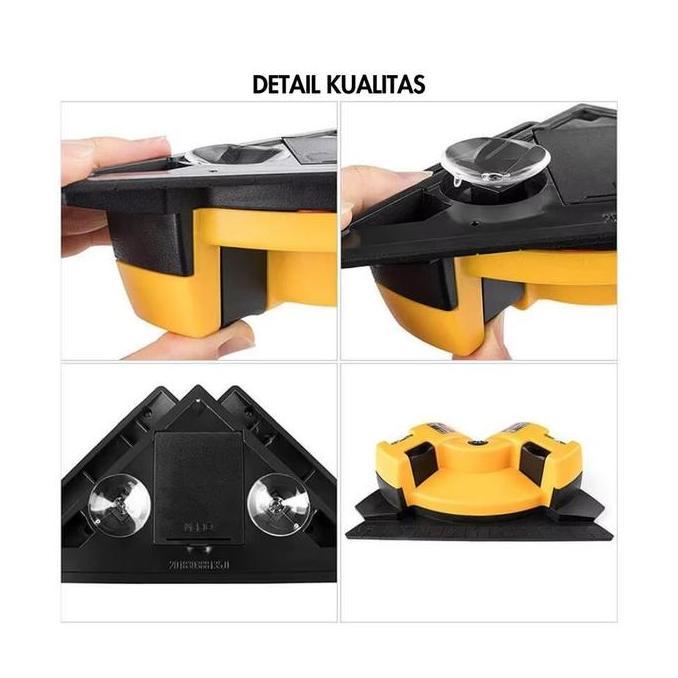 Waterpass Siku 90 Derajat Sudut Laser Merah Leveling Water Pass Square Line Alat Ukur Kelurusan [ter