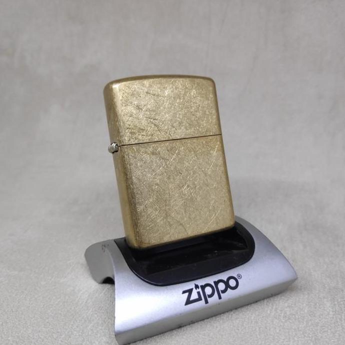 Zippo 28496 Armor Tumbled Brass Original CO