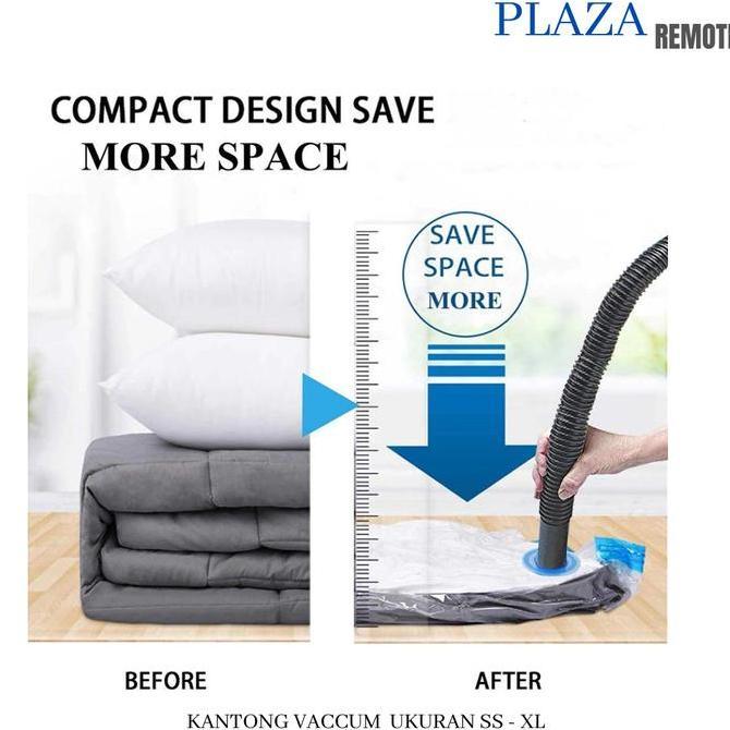 New- PLASTIK VACUM KOMPRESI TAS BAJU BANTAL BEDCOVER DLL