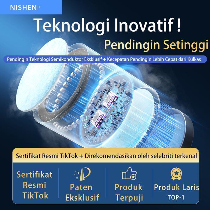 Nishen Pendingin Hp Cairan Xt10 Pro 48W Gaming Cooler Beku Dalam 10 DetikWater Cooling Hp Pendingin 