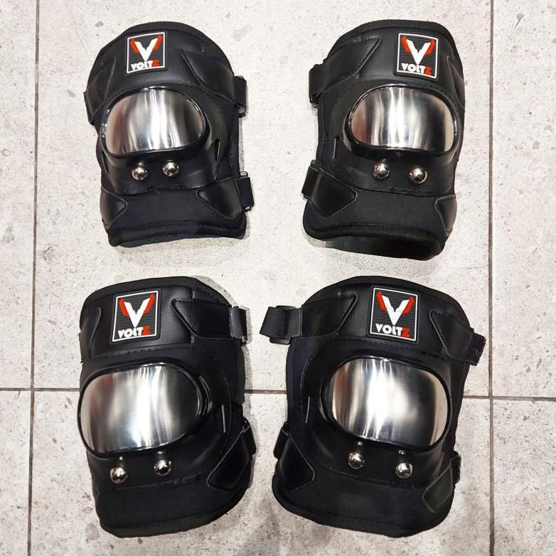 Deker Besi VOLTZ stainless protector kaki tangan  dekker set protektor kaki tangan voltz bikers tour