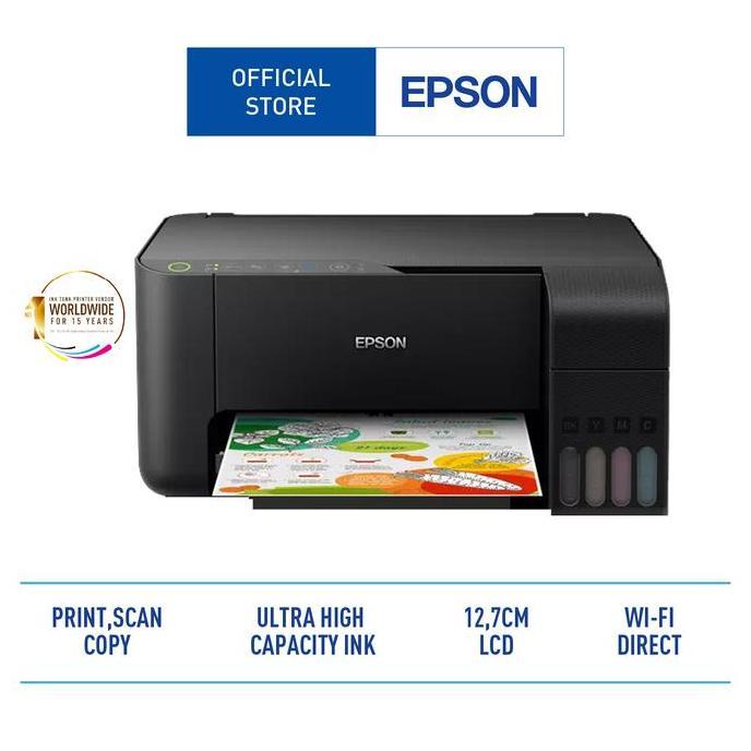 Terlaris Epson Printer L 3150 (Print, Scan, Copy, Wifi) Multifungsi