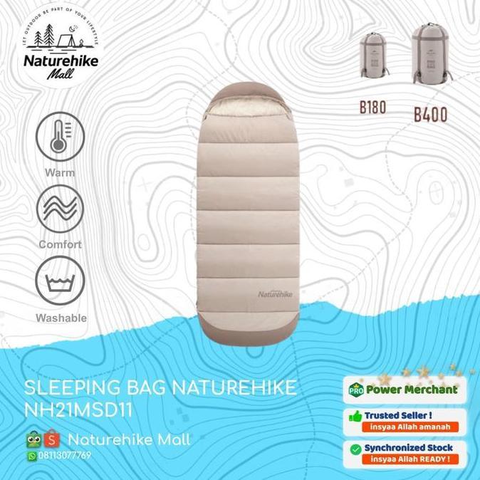 SLEEPING BAG / KANTONG TIDUR / SELIMUT CAMPING NATUREHIKE NH21MSD11