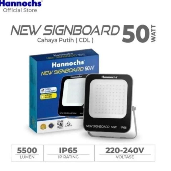 TERBARU - Lampu Sorot Hannochs New Signboard