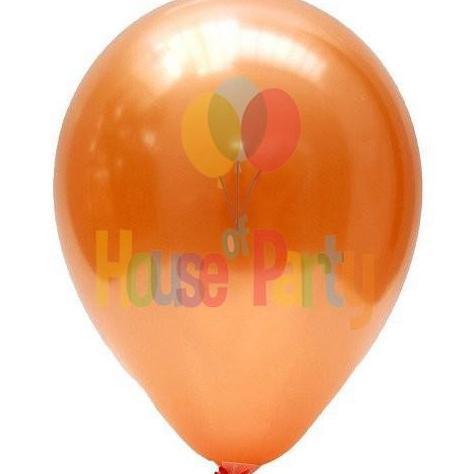 New- Balon Metalik Orange 12 inch / Metalic Balon / Balon Orange / balon