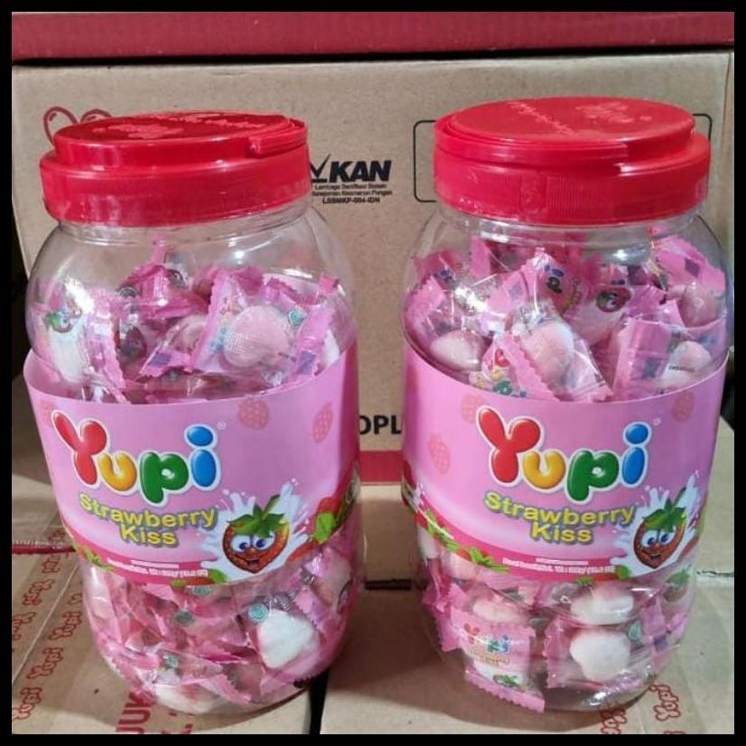 YUPI KISS STRAWBERRY / YUPI KILOAN 200 GR