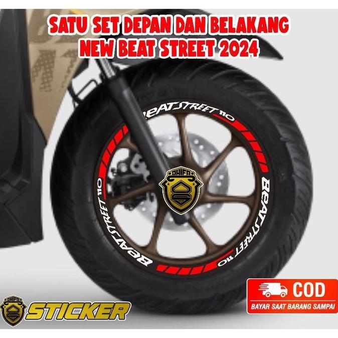 New- STICKER CUTTING VELG NEW BEAT STREET 2024 STIKER VELG BEAT STREET STIKER VELK BEAT STREET STIKE