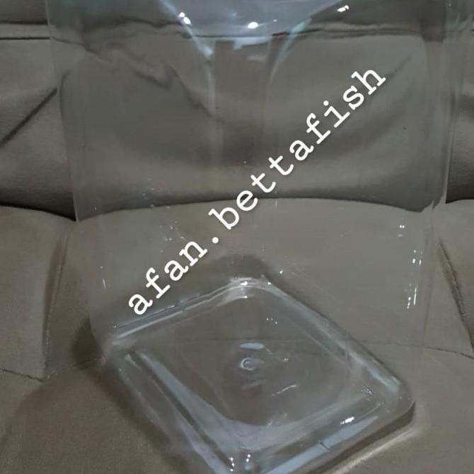 New- Toples Plastik Ikan Cupang 4 Liter Pakai Tutup