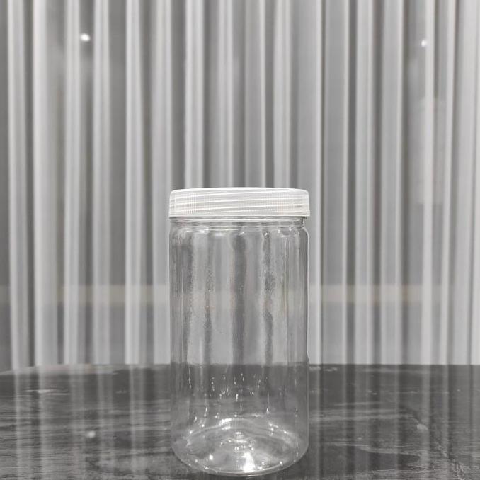 New- Toples Plastik 1 Liter - Toples Tabung 1 Liter - Toples Kue Snack