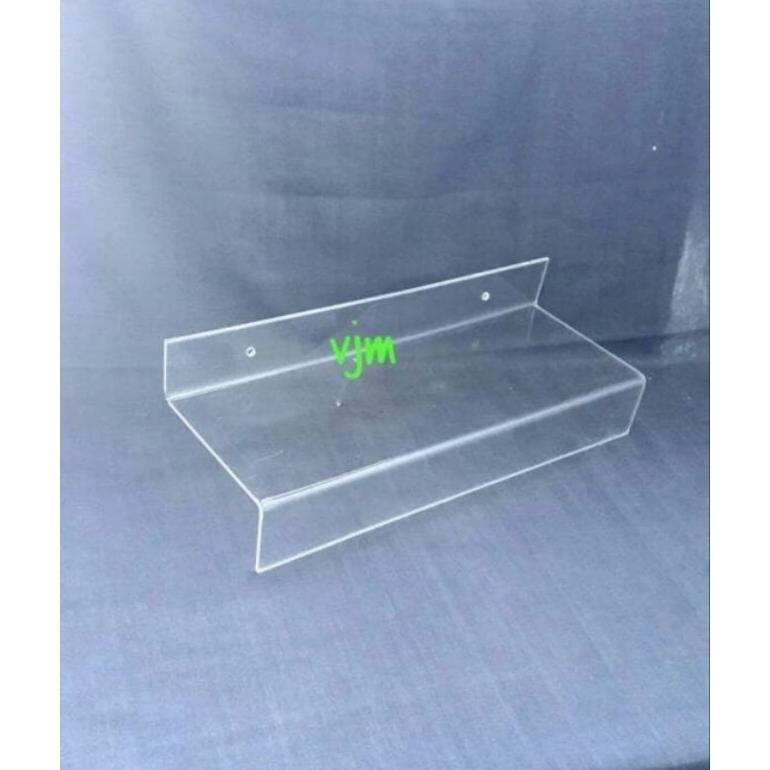 Acrylic stand sepatu dinding