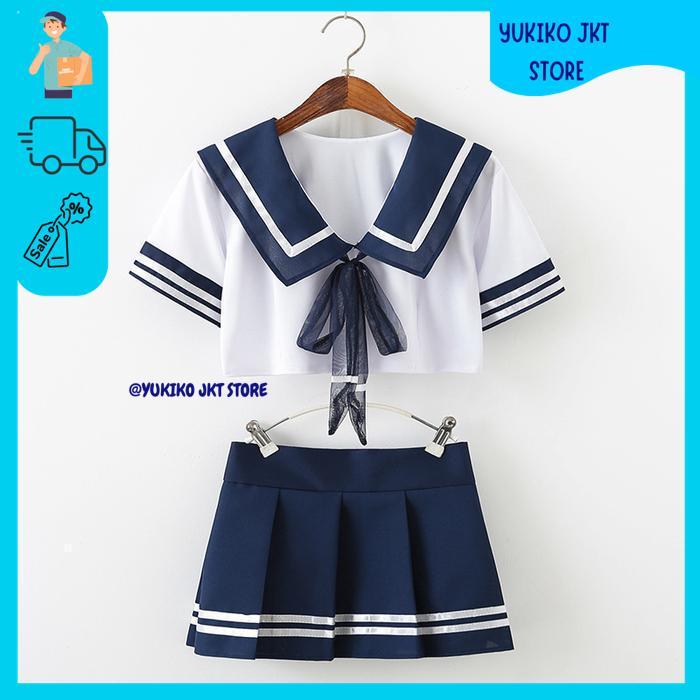 LINGERIE COSPLAY SEKOLAH SERAGAM PELAJAR JEPANG 3001 TERBAIK 