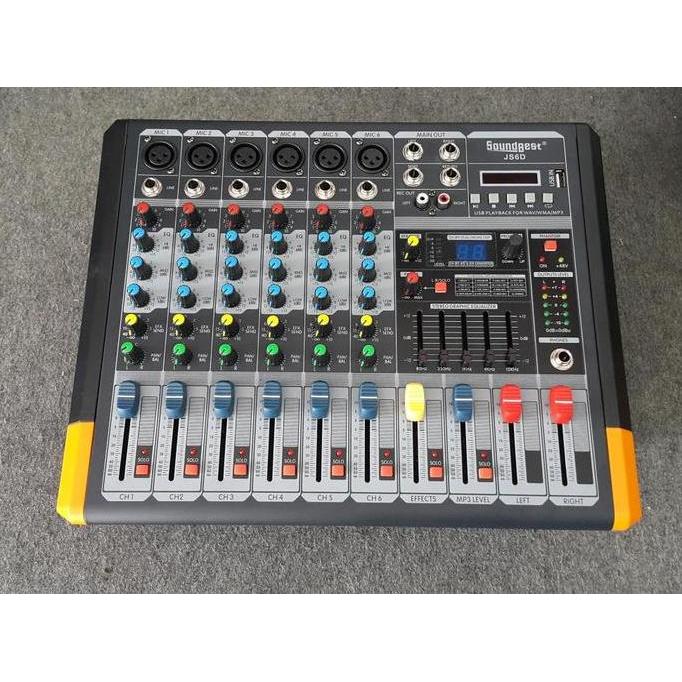 ] Power Mixer 6ch SOUNDBEST JS6D