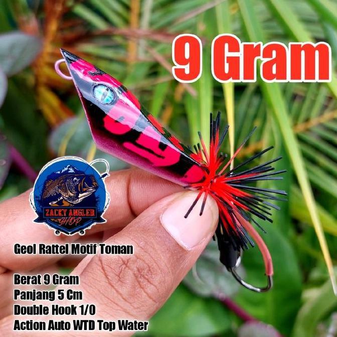 GEOL RATTEL MOTIF TOMAN Umpan Casting Gabus